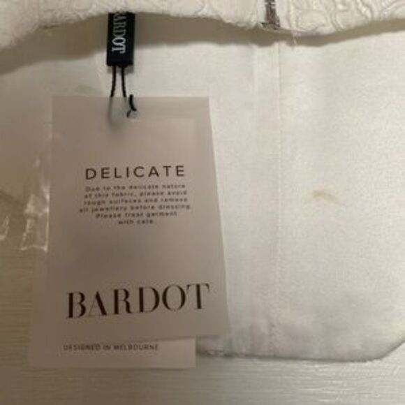 Bardot Luminary Corset in Orchid White Size 4 - Picture 8 of 8